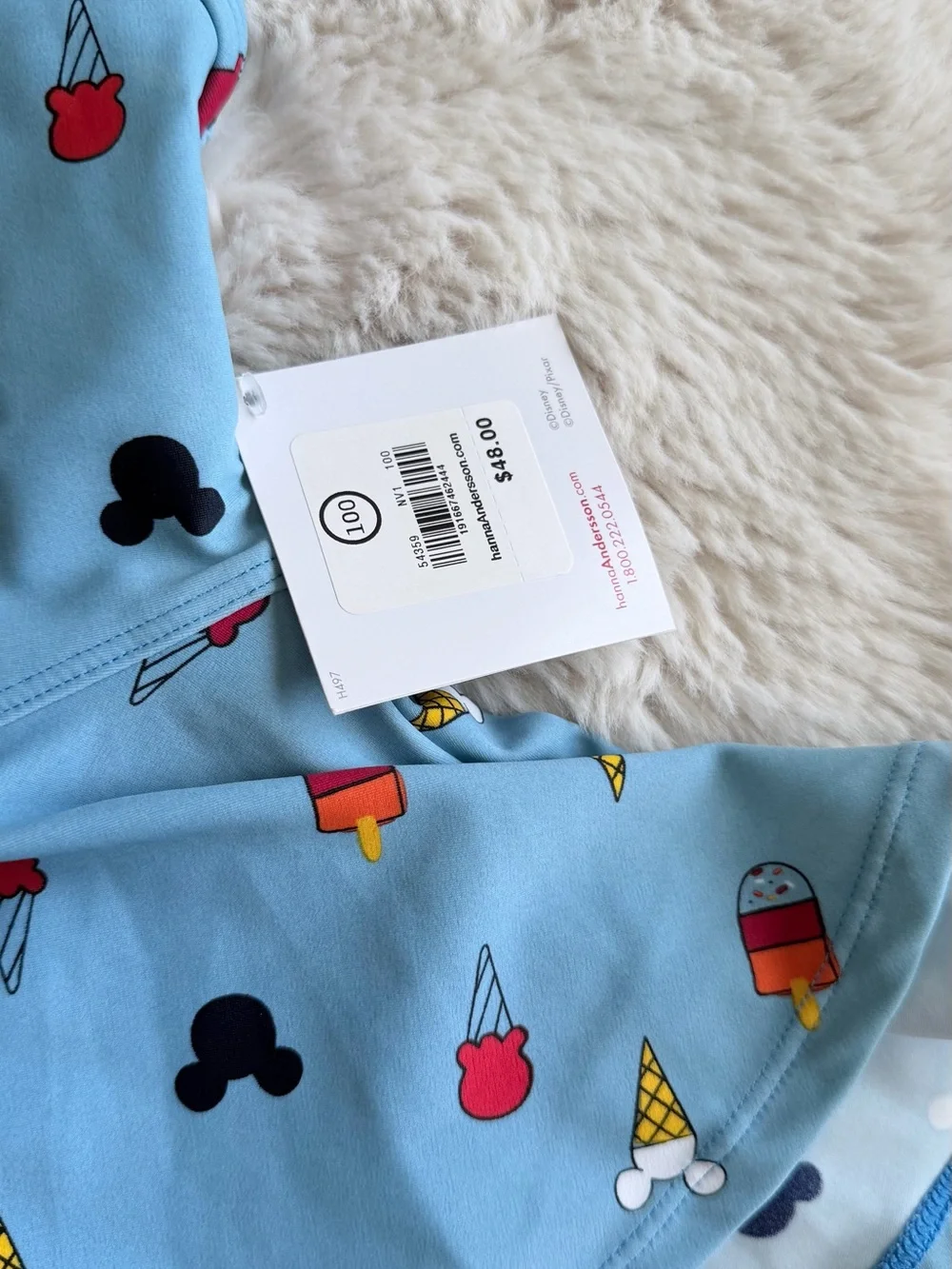 New Hanna Andersson Disney Swimsuit Size 100 4T